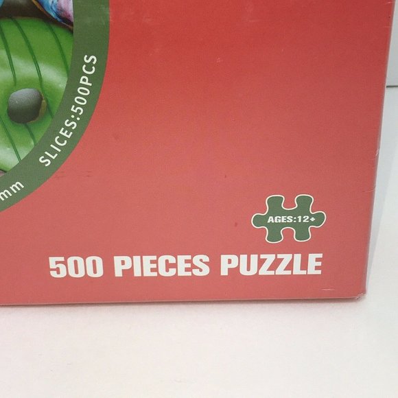 Fishwisdom Jigsaw Puzzle Donut Doughnut 500 Piece 20" X 15" Dessert Snacks New - Picture 5 of 12